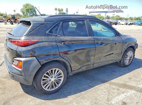 KM8K62AA0JU074308 2018 HYUNDAI KONA Black Задня права чверть