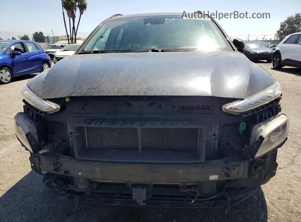 KM8K62AA0JU074308 2018 HYUNDAI KONA Black Вид спереду