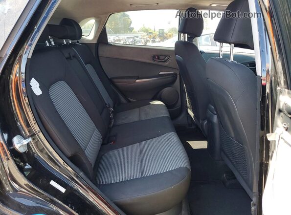 KM8K62AA0JU074308 2018 HYUNDAI KONA Black Вид задньої частини салону