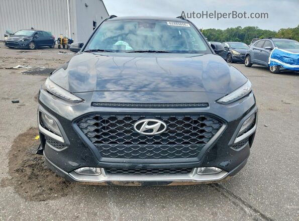 KM8K62AA0LU461332 2020 HYUNDAI KONA Black წინა ხედი