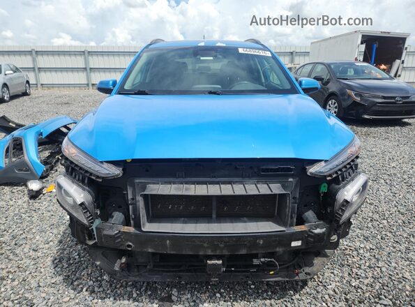 KM8K62AA1JU076598 2018 HYUNDAI KONA Blue Vista frontal