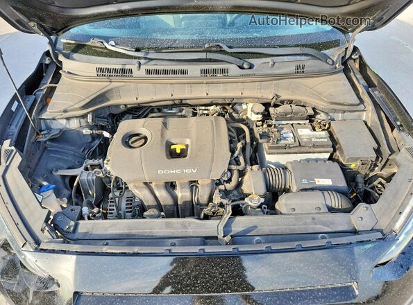 KM8K62AA3MU748746 2021 HYUNDAI KONA Black Widok wnętrza z tyłu