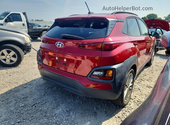KM8K62AA4JU150340 2018 HYUNDAI KONA Red Հետևի աջ
