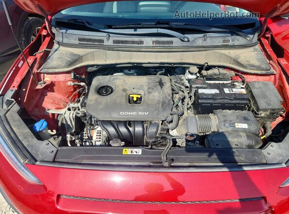 KM8K62AA4JU150340 2018 HYUNDAI KONA Red Շարժիչի բաժամունքի տեսք