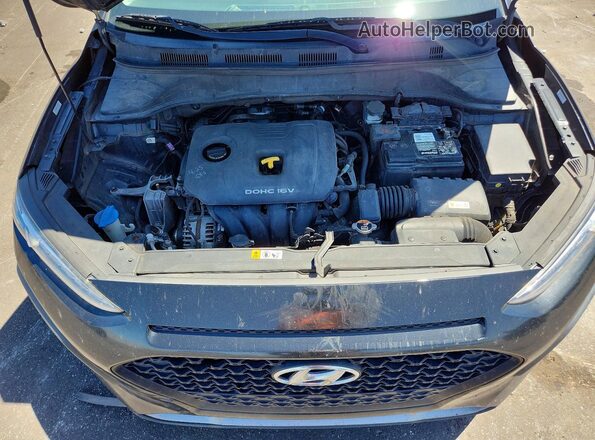 KM8K62AA4MU603814 2021 HYUNDAI KONA Черный Вид подкапотного пространства