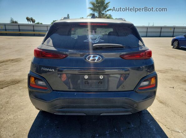 KM8K62AA5KU284064 2019 HYUNDAI KONA Charcoal Widok z tyłu