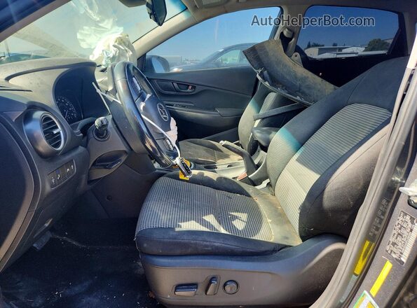 KM8K62AA5KU284064 2019 HYUNDAI KONA Charcoal Widok wnętrza z przodu