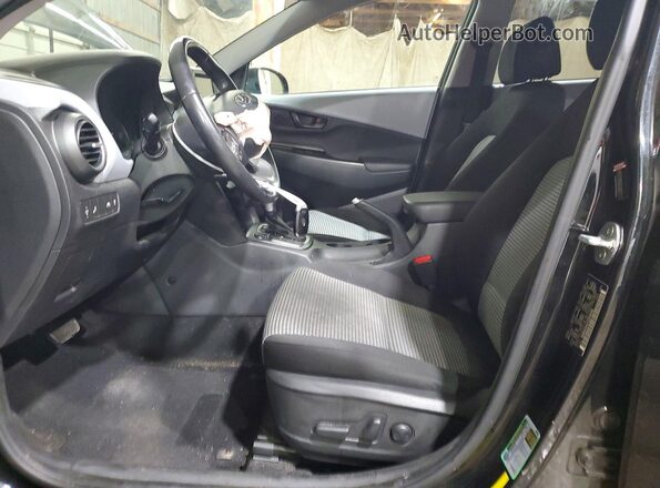 KM8K62AA7LU546006 2020 HYUNDAI KONA Black Front interior view