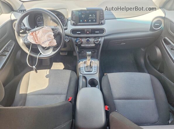 KM8K62AA8LU590127 2020 HYUNDAI KONA White Առջևի վահանակի տեսք