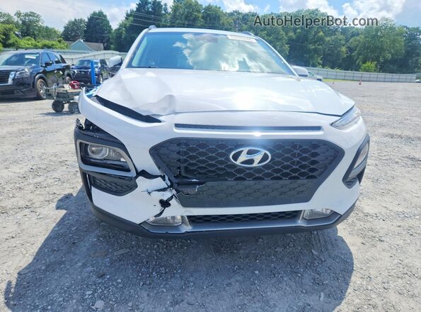 KM8K62AA8LU590127 2020 HYUNDAI KONA White Դիմացի տեսք