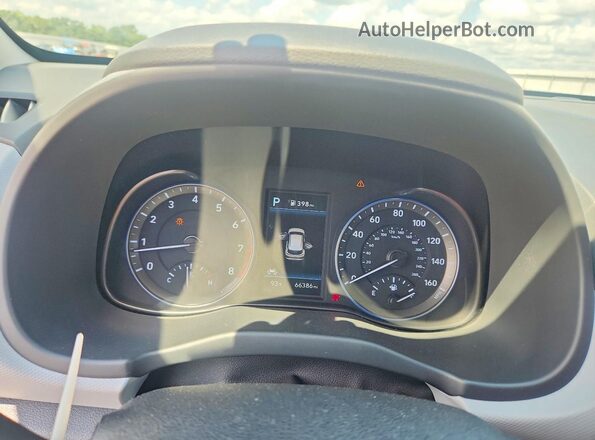 KM8K62AA8LU590127 2020 HYUNDAI KONA White Սարքավորումների վահանակի տեսք