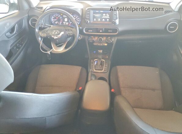 KM8K62AA9LU493583 2020 HYUNDAI KONA White Առջևի վահանակի տեսք
