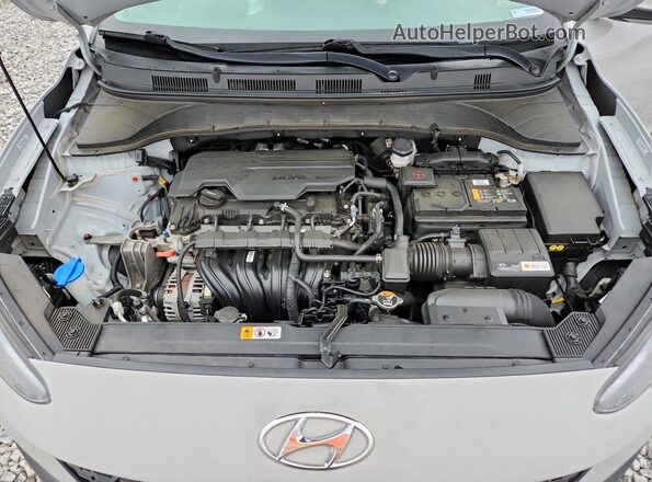 KM8K62AB0NU877960 2022 HYUNDAI KONA Silver Շարժիչի բաժամունքի տեսք