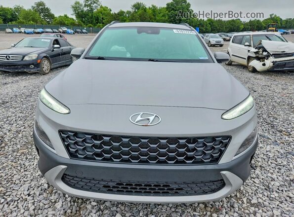 KM8K62AB0NU877960 2022 HYUNDAI KONA Silver Դիմացի տեսք