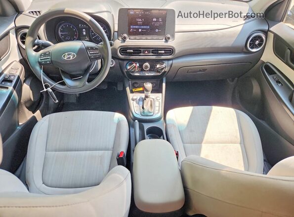 KM8K62AB0PU010576 2023 HYUNDAI KONA Gray წინა პანელის ხედი
