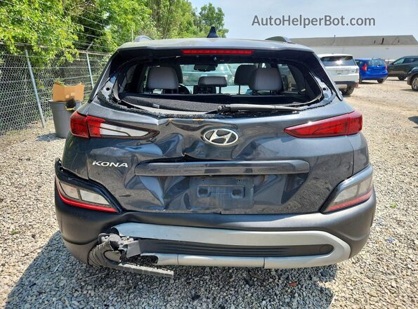 KM8K62AB0PU010576 2023 HYUNDAI KONA Gray უკანა ხედი