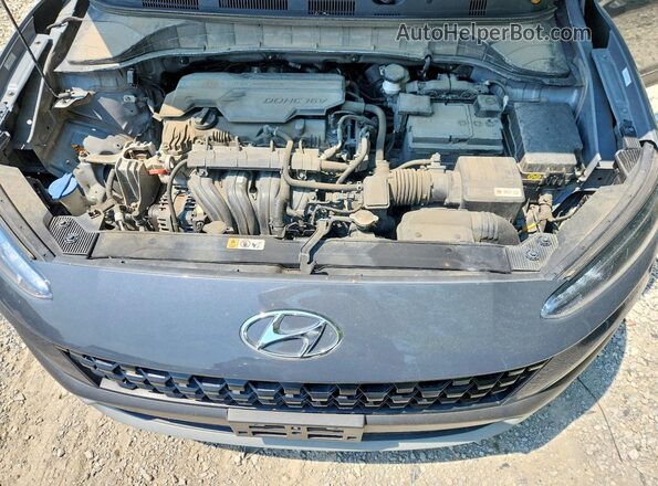 KM8K62AB0PU010576 2023 HYUNDAI KONA Gray ძრავის განყოფილების ხედი