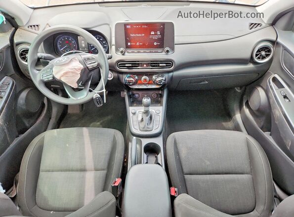 KM8K62AB0PU980959 2023 HYUNDAI KONA White Առջևի վահանակի տեսք