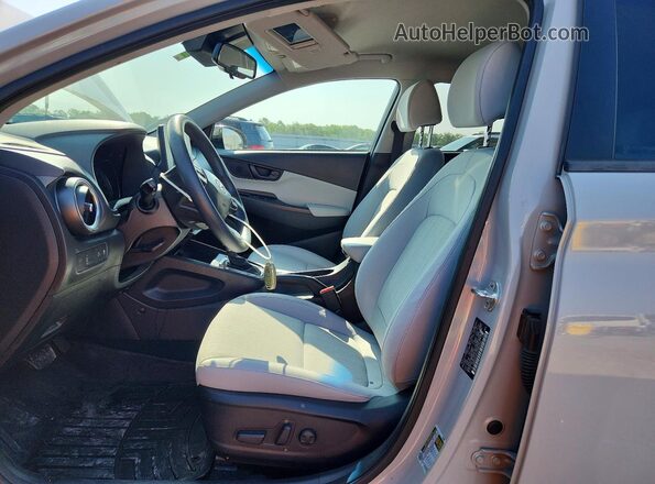 KM8K62AB1PU954502 2023 HYUNDAI KONA Gray Front interior view