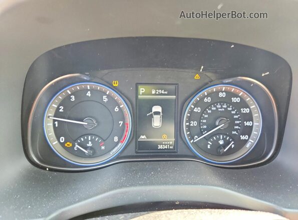 KM8K62AB1PU954502 2023 HYUNDAI KONA Gray Instrument cluster view