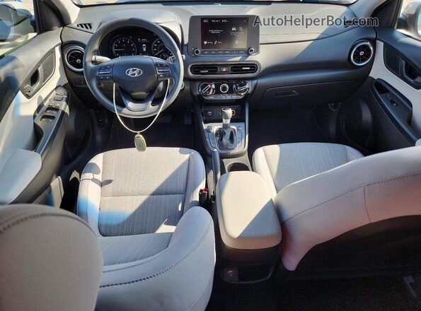 KM8K62AB1PU954502 2023 HYUNDAI KONA Gray Dashboard view