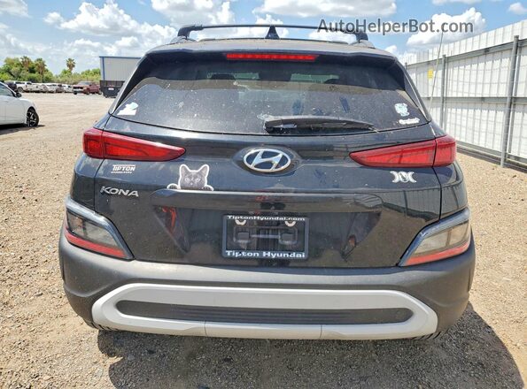 KM8K62AB2NU881752 2022 HYUNDAI KONA Black Rear view