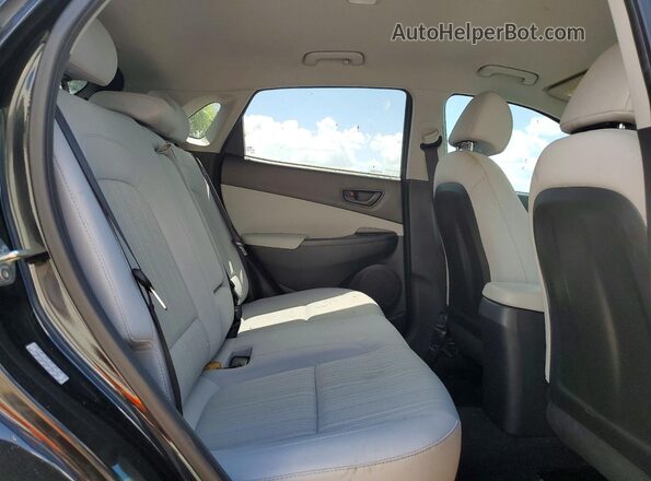 KM8K62AB2NU881752 2022 HYUNDAI KONA Black Rear seats view