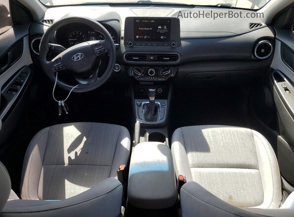 KM8K62AB2PU946070 2023 HYUNDAI KONA Black Widok deski rozdzielczej