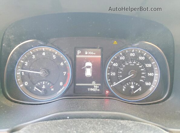 KM8K62AB3PU975139 2023 HYUNDAI KONA Белый Вид щитка приборов