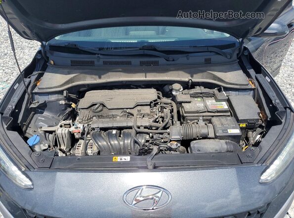 KM8K62AB4NU761919 2022 HYUNDAI KONA Gray Սալոնի հետևի տեսք
