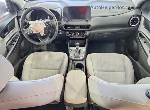 KM8K62AB4PU018244 2023 HYUNDAI KONA Gray Առջևի վահանակի տեսք