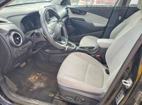 KM8K62AB4PU975554 2023 HYUNDAI KONA Black Սալոնի դիմացի տեսք