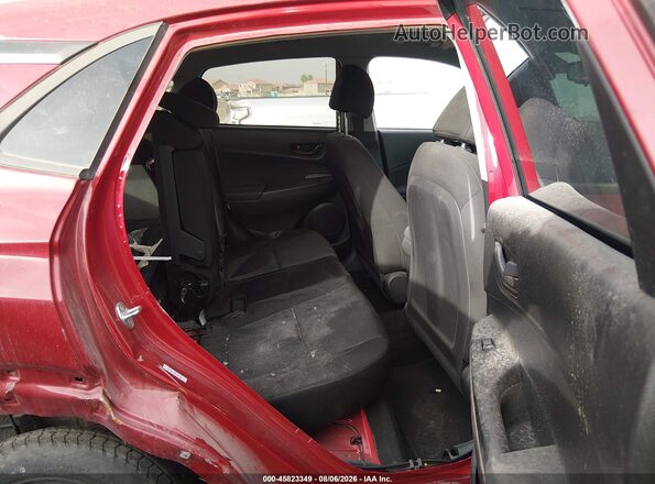 KM8K62AB5NU812201 2022 HYUNDAI KONA Burgundy VIN კოდის სტიკერის ხედი
