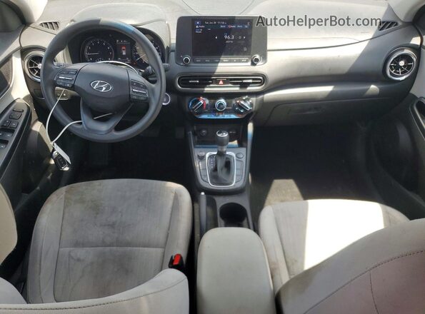KM8K62AB5NU917675 2022 HYUNDAI KONA Black Dashboard view