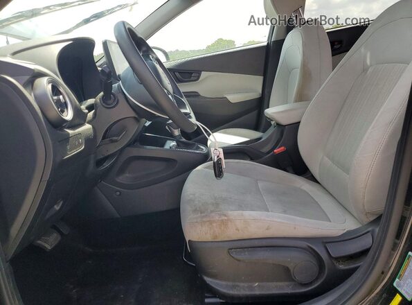 KM8K62AB5NU917675 2022 HYUNDAI KONA Black Front interior view