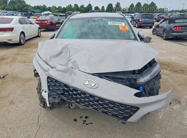 KM8K62AB5PU060390 2023 HYUNDAI KONA Gray Вид спереду
