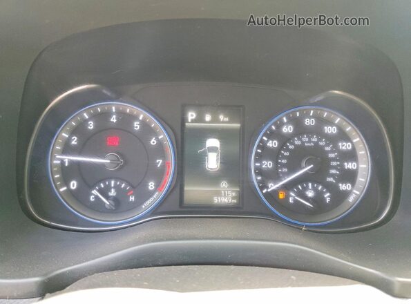 KM8K62AB5PU953496 2023 HYUNDAI KONA Black ხელსაწყოთა პანელის ხედი