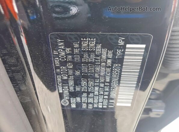 KM8K62AB6NU895878 2022 HYUNDAI KONA Black Շարժիչի բաժամունքի տեսք