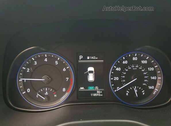 KM8K62AB6PU971201 2023 HYUNDAI KONA Black Սարքավորումների վահանակի տեսք