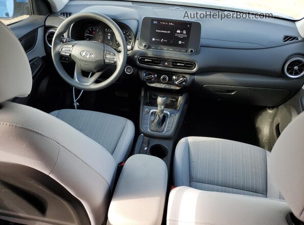KM8K62AB7PU934643 2023 HYUNDAI KONA Blue წინა პანელის ხედი