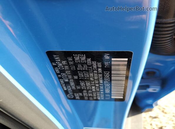KM8K62AB7PU934643 2023 HYUNDAI KONA Blue ძრავის განყოფილების ხედი