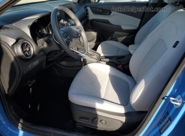 KM8K62AB7PU934643 2023 HYUNDAI KONA Blue წინა სალონის ხედი