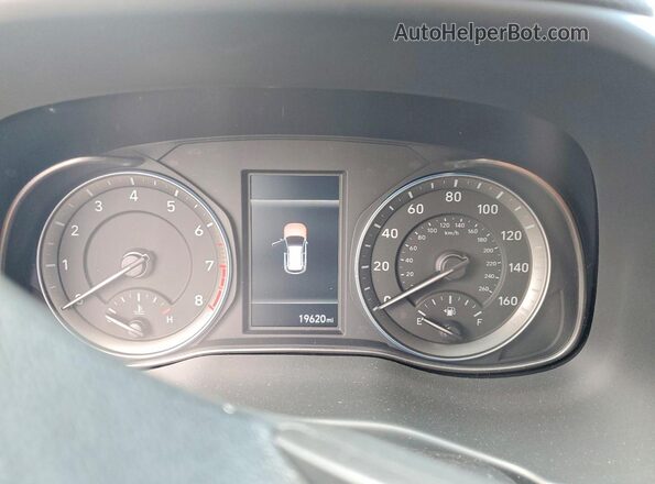KM8K62ABXPU038871 2023 HYUNDAI KONA White Vista del cuadro de instrumentos