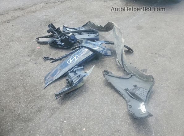 KM8K62ABXPU962646 2023 HYUNDAI KONA Black Շարժիչի բաժամունքի տեսք