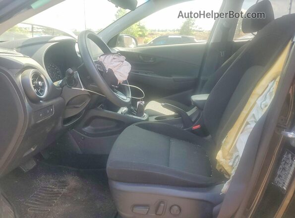KM8K62ABXPU962646 2023 HYUNDAI KONA Black Սալոնի դիմացի տեսք