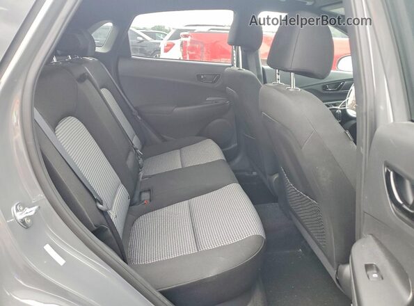 KM8K6CA58MU731076 2021 HYUNDAI KONA Gray Вид задньої частини салону