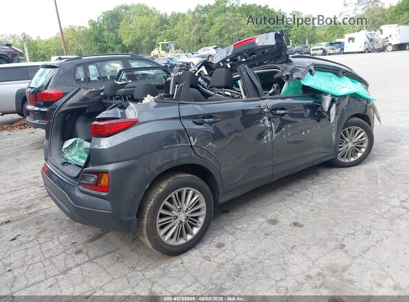 KM8K6CAA1LU447736 2020 HYUNDAI KONA Серый Задняя правая четверть