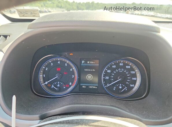 KM8K6CAA2MU628748 2021 HYUNDAI KONA Blue Vista del cuadro de instrumentos
