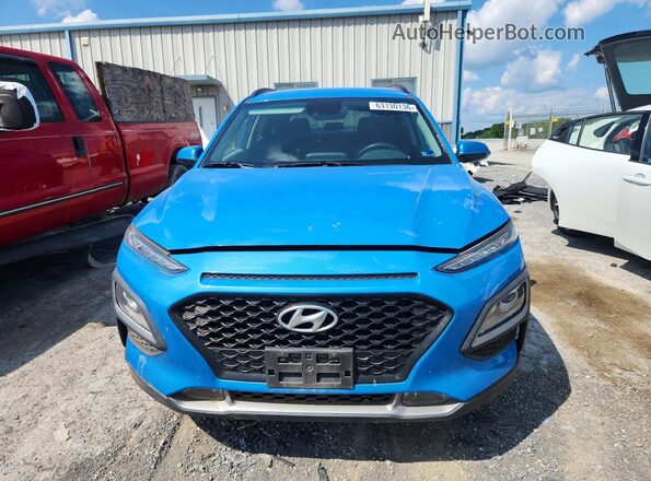 KM8K6CAA2MU628748 2021 HYUNDAI KONA Blue Vista frontal