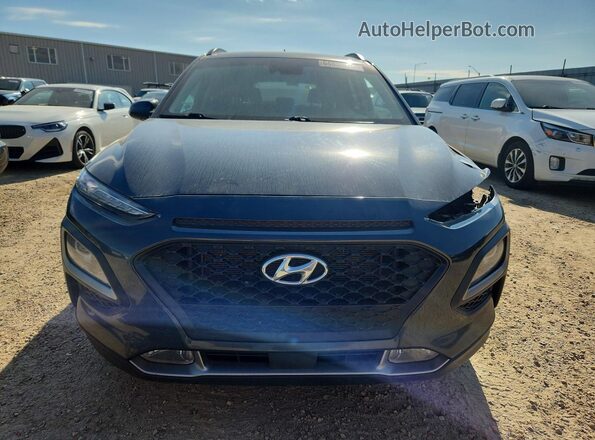 KM8K6CAA3JU073076 2018 HYUNDAI KONA Gray Vista frontal